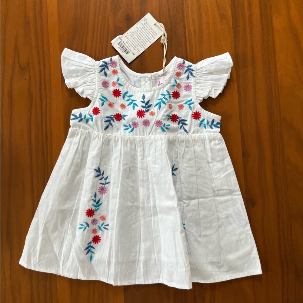 CHEENI | NWT colorful embroidered dress Size 18m